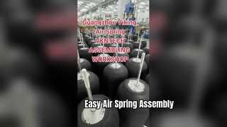فنر هوا VKNTECH چگونه مونتاژ می شود؟ به کارگاه AIR SPRING بیایید