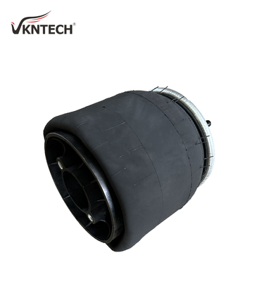 فنر هوای کامیون تجاری Contitech 4157NP05 4157NP09 Firestone W01-M58-7074 1T15MPW-7 Goodyear 1R11-106 با پیستون پلاستیکی، بالشتک هوای لاستیکی جایگزین شده توسط Vkntech1K7074