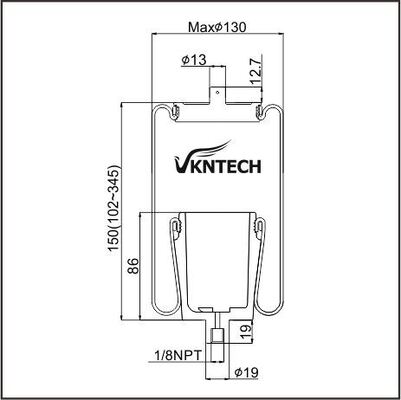 فابریکهای هوا 1102-0043 (FRT.NBD-13262 FIP-102215 WHITE KW,MACK)