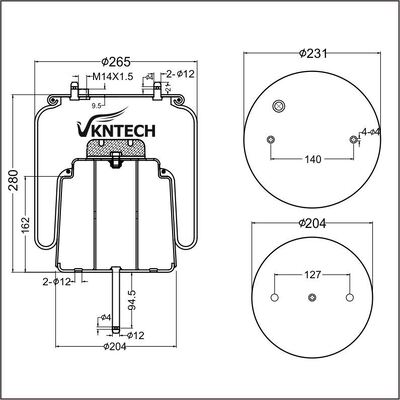 فایرستون W01-095-0481 1T15LR-4 Goodyear 556028566 تعویض توسط VKNTECH 1K0481