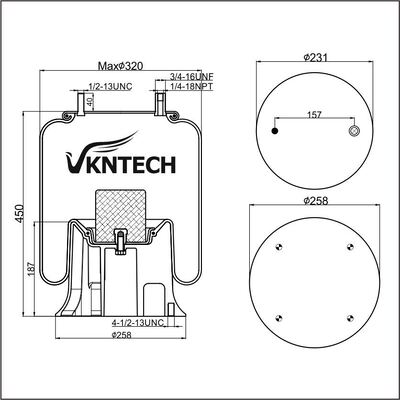 AIR SPRING Contitech 4159NP05 Firestone W01-358-9367 Goodyear 1R12-283/256 تعویض توسط VKNTECH 1K9367