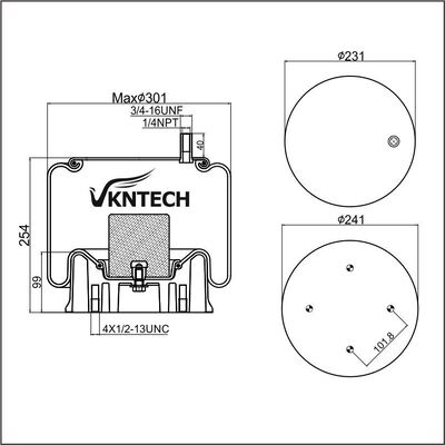 هوافروشی هندریکسون S20223 HT-190T HS-190T مثلث 8427 6388 Contitech 9 10-12 A 427 Firestone W01-358-9640 1T15M-3/T-3 Goodyear 1R12-367 تعویض توسط VKNTECH 1K9640