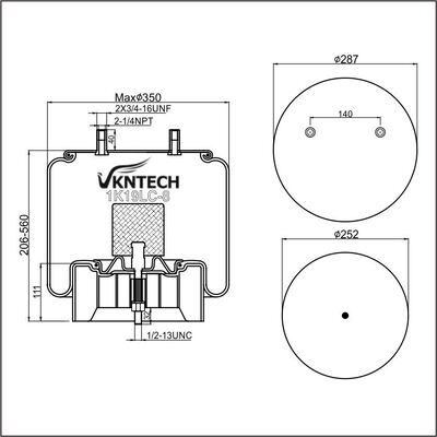 S-237484 Contitech 11 10.5B-18 P 743 Firestone W01-358-8093 جایگزین شده توسط VKNTECH 1K8093